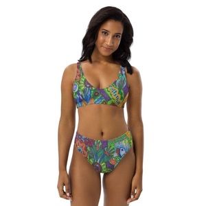 Succulent Medley High-waisted Bikini